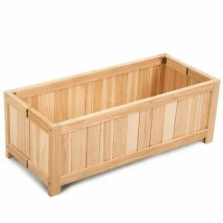 Costway 27.5 in. L x 12 in. W x 10 in. H Beige Wood Rectangle Raised Bed Flower Planter Box VegetableFolding 15 Costway 27.5 in. L x 12 in. W x 10 in. H Beige Wood Rectangle Raised Bed Flower Planter Box VegetableFolding -Design Toscano Sales Store beige costway raised planter boxes gt3269 44 1000