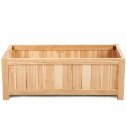 Costway 27.5 in. L x 12 in. W x 10 in. H Beige Wood Rectangle Raised Bed Flower Planter Box VegetableFolding 17 Costway 27.5 in. L x 12 in. W x 10 in. H Beige Wood Rectangle Raised Bed Flower Planter Box VegetableFolding -Design Toscano Sales Store beige costway raised planter boxes gt3269 76 1000