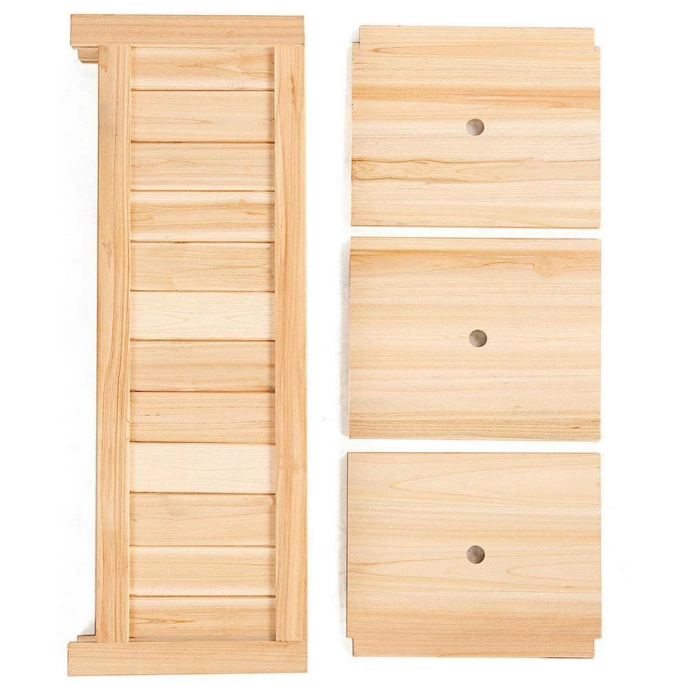 Costway 27.5 in. L x 12 in. W x 10 in. H Beige Wood Rectangle Raised Bed Flower Planter Box VegetableFolding 9 Costway 27.5 in. L x 12 in. W x 10 in. H Beige Wood Rectangle Raised Bed Flower Planter Box VegetableFolding - Image 7