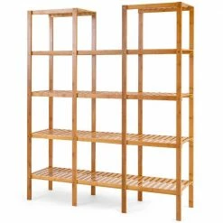 Costway 45.5 in. L x 12.5 in. W x 55.5 in. H Shelves Indoor/Outdoor Yellow Plant Stand 5-Tier Multi-Functional 13 Costway 45.5 in. L x 12.5 in. W x 55.5 in. H Shelves Indoor/Outdoor Yellow Plant Stand 5-Tier Multi-Functional -Design Toscano Sales Store costway plant stands hw57411 4f 1000