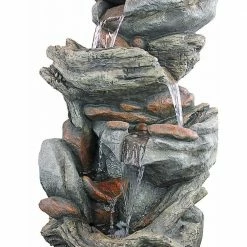 Design Toscano Cathedral Rocks Cascading Waterfall Stone Bonded Resin Garden Fountain -Design Toscano Sales Store design toscano freestanding fountains dw172122 fa 1000