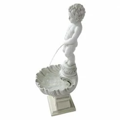 Design Toscano Manneken Pis Stone Bonded Resin Fountain with Base -Design Toscano Sales Store design toscano freestanding fountains ng33505 44 1000 1