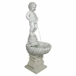 Design Toscano Manneken Pis Stone Bonded Resin Fountain with Base -Design Toscano Sales Store design toscano freestanding fountains ng33505 4f 1000 1