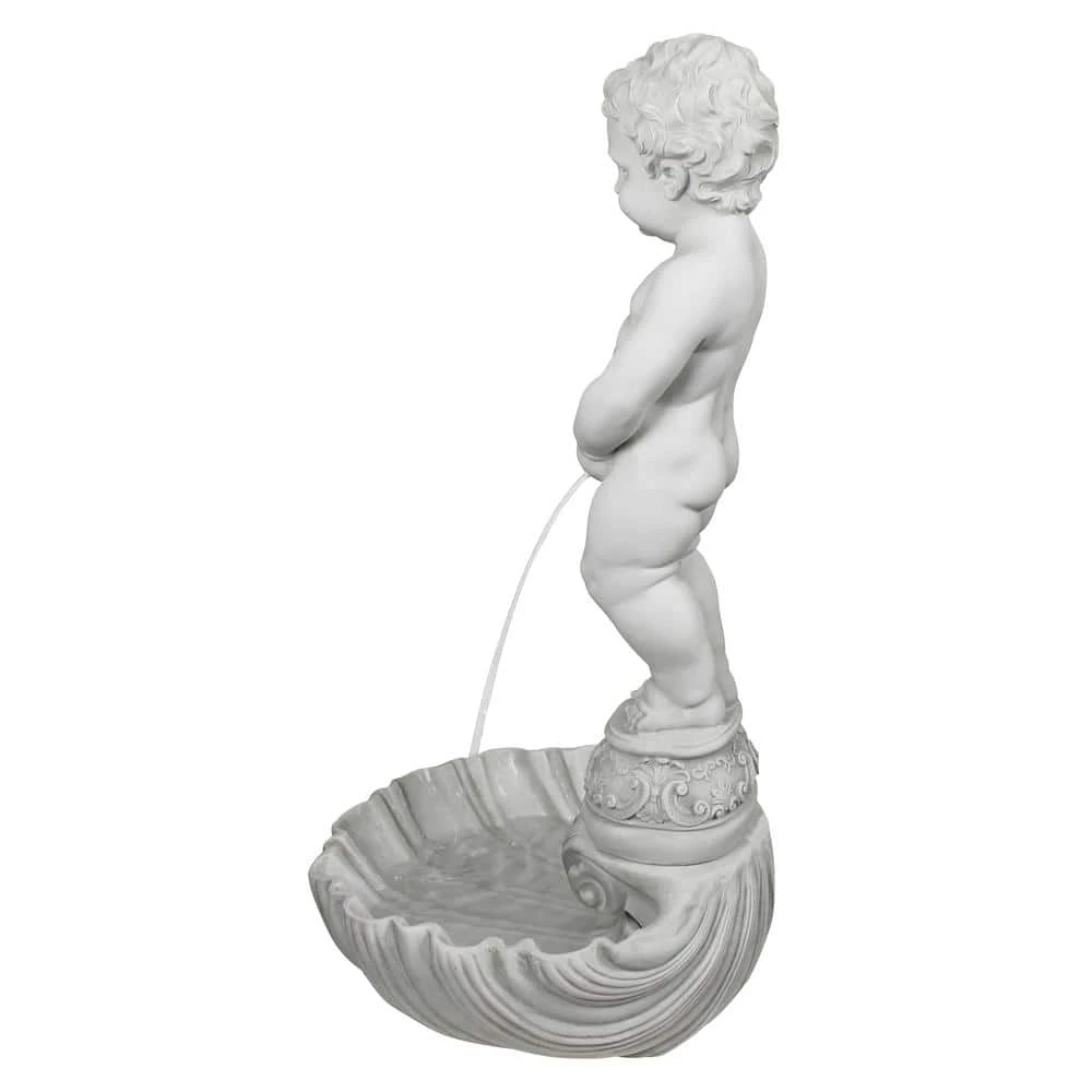 Design Toscano Manneken Pis Statue Stone Bonded Resin Basin and Pump 9 Design Toscano Manneken Pis Statue Stone Bonded Resin Basin and Pump - Image 7