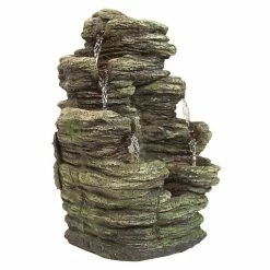Design Toscano Horseshoe Bend Stone Bonded Resin Illuminated Garden Fountain -Design Toscano Sales Store design toscano freestanding fountains qn154033 c3 1000 1