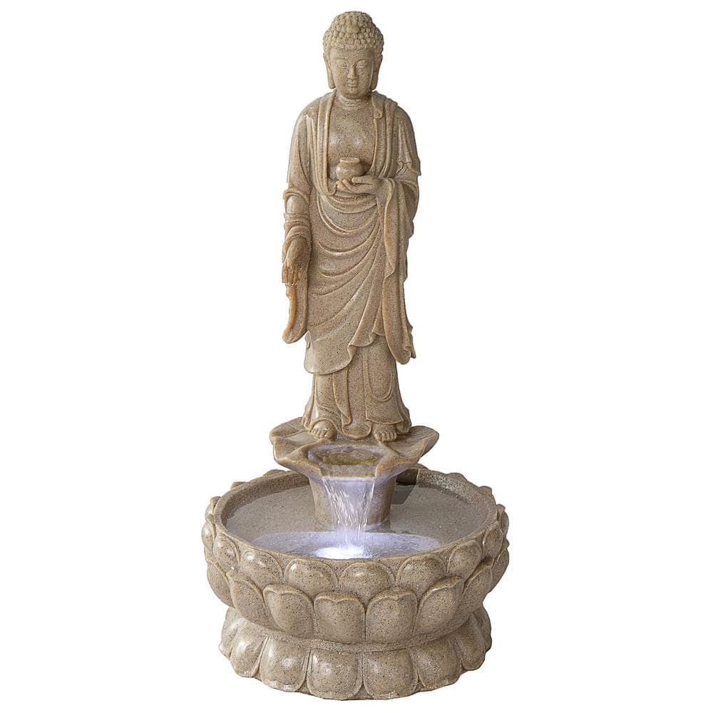 Design Toscano Earth Witness Buddha Large Stone Bonded Resin Illuminated Garden Fountain 3 Design Toscano Earth Witness Buddha Large Stone Bonded Resin Illuminated Garden Fountain