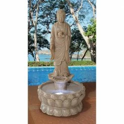 Design Toscano Earth Witness Buddha Large Stone Bonded Resin Illuminated Garden Fountain 7 Design Toscano Earth Witness Buddha Large Stone Bonded Resin Illuminated Garden Fountain -Design Toscano Sales Store design toscano freestanding fountains qn164001 76 1000