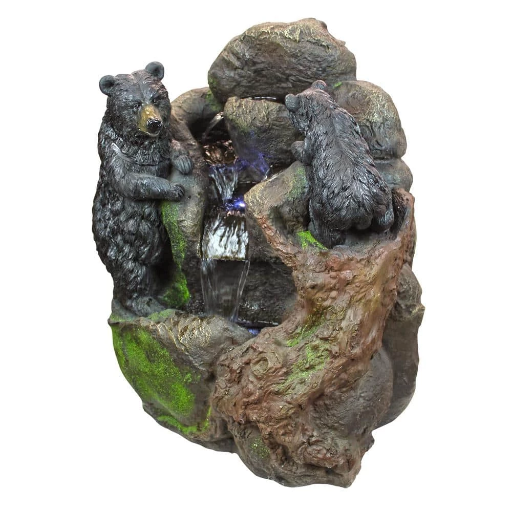 Design Toscano Grizzly Gulch Black Bears Stone Bonded Resin Garden Fountain 10 Design Toscano Grizzly Gulch Black Bears Stone Bonded Resin Garden Fountain - Image 8
