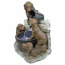Design Toscano Puppy Pail Pour Stone Bonded Resin Garden Fountain 17 Design Toscano Puppy Pail Pour Stone Bonded Resin Garden Fountain -Design Toscano Sales Store design toscano freestanding fountains sh382614 1f 1000