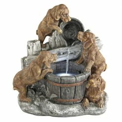 Design Toscano Puppy Pail Pour Stone Bonded Resin Garden Fountain 15 Design Toscano Puppy Pail Pour Stone Bonded Resin Garden Fountain -Design Toscano Sales Store design toscano freestanding fountains sh382614 4f 1000