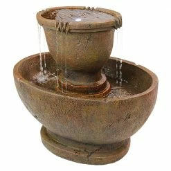 Design Toscano Richardson Oval Urns Cascading Grande Stone Bonded Resin Garden Fountain -Design Toscano Sales Store design toscano freestanding fountains ss11121 1f 1000 1