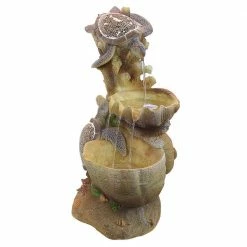 Design Toscano Turtle Cove Cascading Stone Bonded Resin Sculptural Fountain -Design Toscano Sales Store design toscano freestanding fountains ss1646 1f 1000