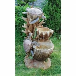 Design Toscano Turtle Cove Cascading Stone Bonded Resin Sculptural Fountain -Design Toscano Sales Store design toscano freestanding fountains ss1646 76 1000