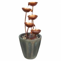 Design Toscano Copper Falls Cascading Stone Bonded Resin Garden Fountain 11 Design Toscano Copper Falls Cascading Stone Bonded Resin Garden Fountain -Design Toscano Sales Store design toscano freestanding fountains ss5312 4f 1000