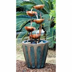 Design Toscano Copper Falls Cascading Stone Bonded Resin Garden Fountain 15 Design Toscano Copper Falls Cascading Stone Bonded Resin Garden Fountain -Design Toscano Sales Store design toscano freestanding fountains ss5312 76 1000