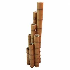 Design Toscano Island Oasis Cascading Bamboo Stone Bonded Resin Sculptural Fountain -Design Toscano Sales Store design toscano freestanding fountains ss8416 fa 1000
