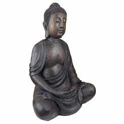Design Toscano 40 in. H Meditative Buddha of The Grand Temple Large Garden Statue -Design Toscano Sales Store design toscano garden statues al1160 4f 1000