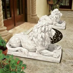 Design Toscano 16.5 in. H Lyndhurst Manor Lion Sentinel Statue 11 Design Toscano 16.5 in. H Lyndhurst Manor Lion Sentinel Statue -Design Toscano Sales Store design toscano garden statues al21949 4f 1000 1