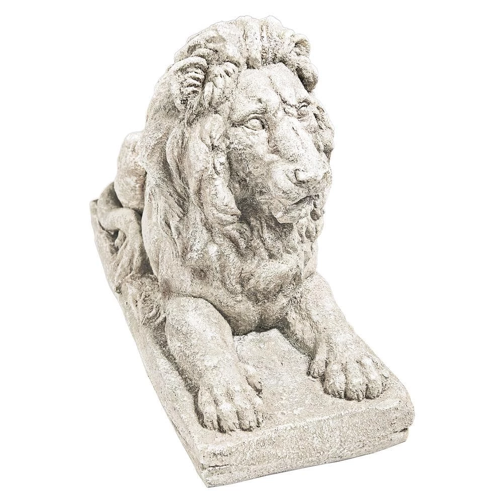 Design Toscano 16.5 in. H Lyndhurst Manor Lion Sentinel Statue 3 Design Toscano 16.5 in. H Lyndhurst Manor Lion Sentinel Statue