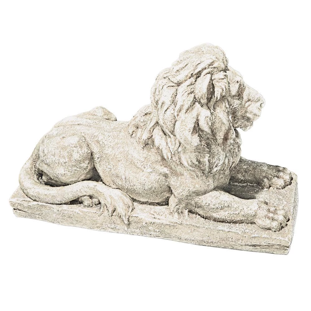 Design Toscano 16.5 in. H Lyndhurst Manor Lion Sentinel Statue 5 Design Toscano 16.5 in. H Lyndhurst Manor Lion Sentinel Statue - Image 3