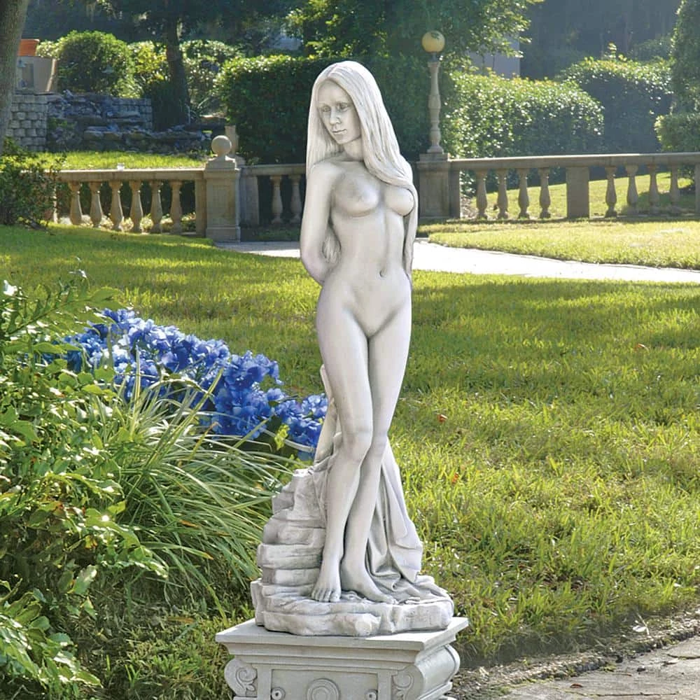 Design Toscano 32 in. H Venus of Pietrasanta Garden Statue 3 Design Toscano 32 in. H Venus of Pietrasanta Garden Statue