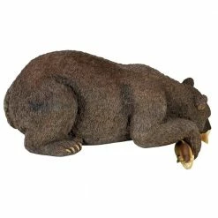 Design Toscano 17 in. H Catch of the Day Grand Bear Sculpture -Design Toscano Sales Store design toscano garden statues db383082 fa 1000
