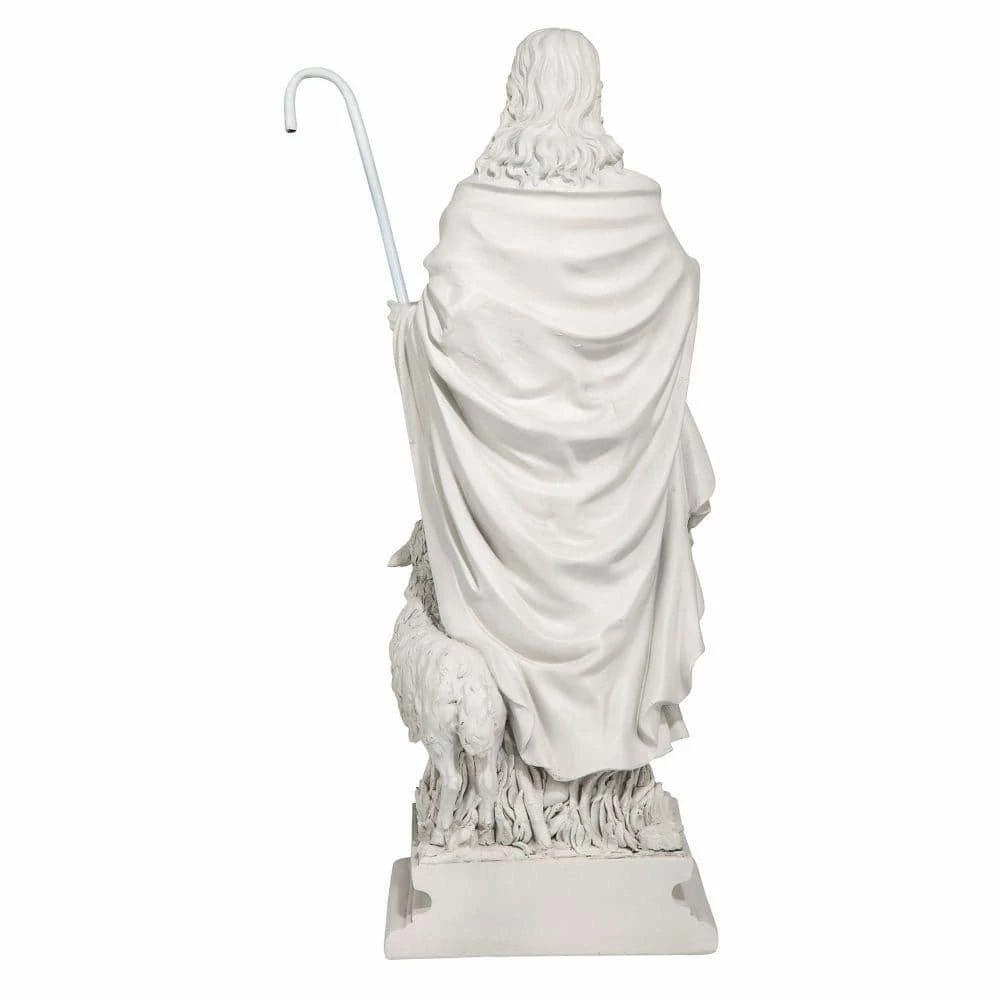 Design Toscano 28 in. H Jesus The Good Shepherd Large Garden Statue 6 Design Toscano 28 in. H Jesus The Good Shepherd Large Garden Statue - Image 4
