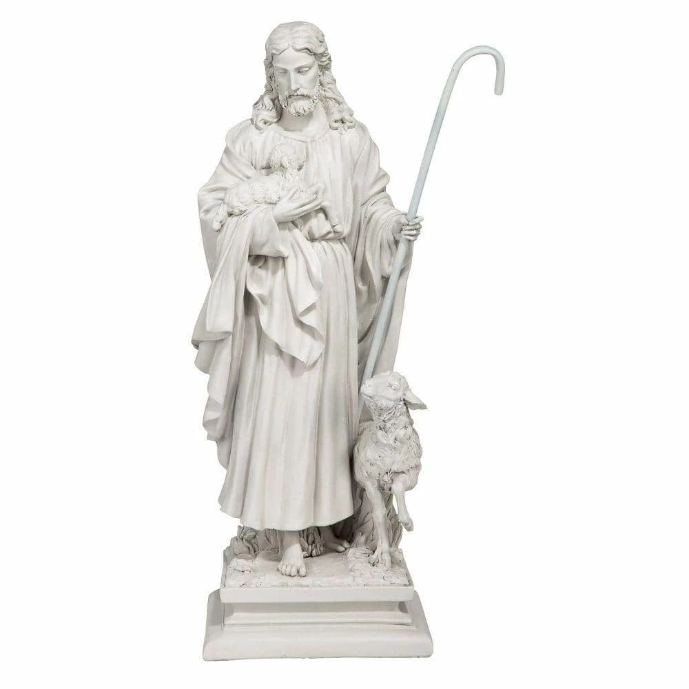 Design Toscano 28 in. H Jesus The Good Shepherd Large Garden Statue 3 Design Toscano 28 in. H Jesus The Good Shepherd Large Garden Statue