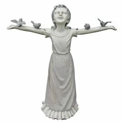 Design Toscano 29.5 in. H Basking in God's Glory Large Statue