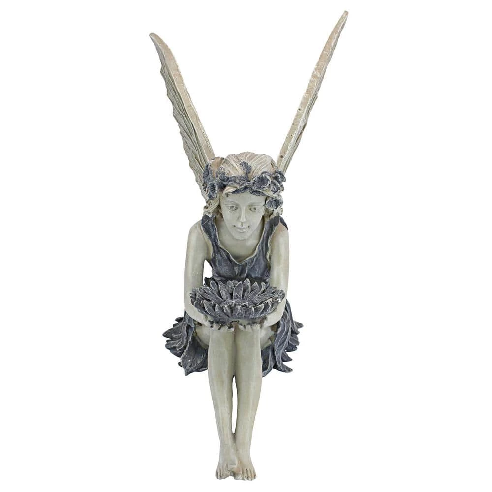 Design Toscano 19.5 in. H The Sunflower Fairy Statue 9 Design Toscano 19.5 in. H The Sunflower Fairy Statue - Image 7
