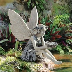 Design Toscano 19.5 in. H The Sunflower Fairy Statue 15 Design Toscano 19.5 in. H The Sunflower Fairy Statue -Design Toscano Sales Store design toscano garden statues eu41620 c3 1000 1