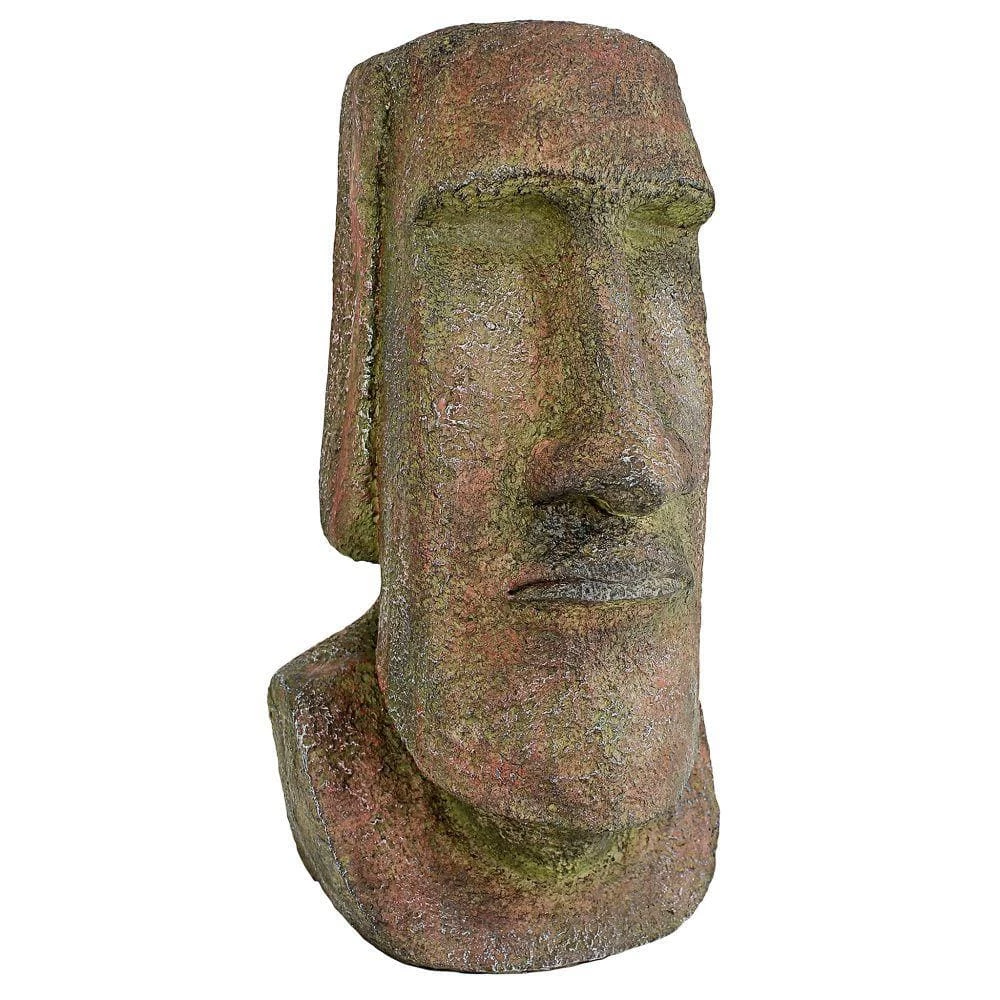 Design Toscano 16.5 in. H Easter Island Ahu Akivi Moai Monolith Medium Garden Statue 3 Design Toscano 16.5 in. H Easter Island Ahu Akivi Moai Monolith Medium Garden Statue