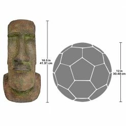 Design Toscano 16.5 in. H Easter Island Ahu Akivi Moai Monolith Medium Garden Statue 23 Design Toscano 16.5 in. H Easter Island Ahu Akivi Moai Monolith Medium Garden Statue -Design Toscano Sales Store design toscano garden statues jq7634 76 1000