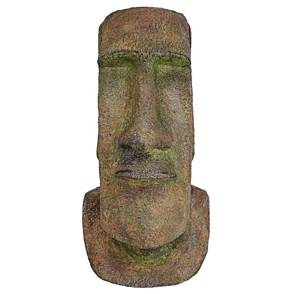 Design Toscano 16.5 in. H Easter Island Ahu Akivi Moai Monolith Medium Garden Statue 4 Design Toscano 16.5 in. H Easter Island Ahu Akivi Moai Monolith Medium Garden Statue - Image 2