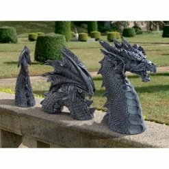 Design Toscano 14.5 in. H The Dragon of Falkenberg Castle Moat Lawn Statue 9 Design Toscano 14.5 in. H The Dragon of Falkenberg Castle Moat Lawn Statue -Design Toscano Sales Store design toscano garden statues jq8618 c3 1000 1