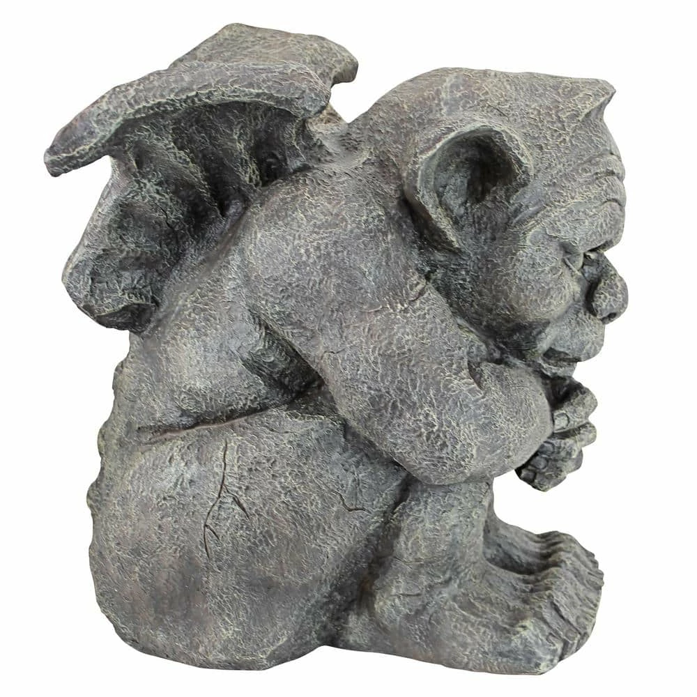 Design Toscano 17.5 in. H Emmett The Gargoyle Large Garden Statue 10 Design Toscano 17.5 in. H Emmett The Gargoyle Large Garden Statue - Image 8