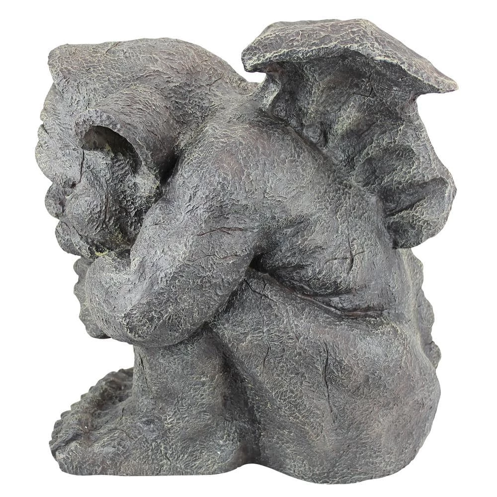 Design Toscano 17.5 in. H Emmett The Gargoyle Large Garden Statue 7 Design Toscano 17.5 in. H Emmett The Gargoyle Large Garden Statue - Image 5