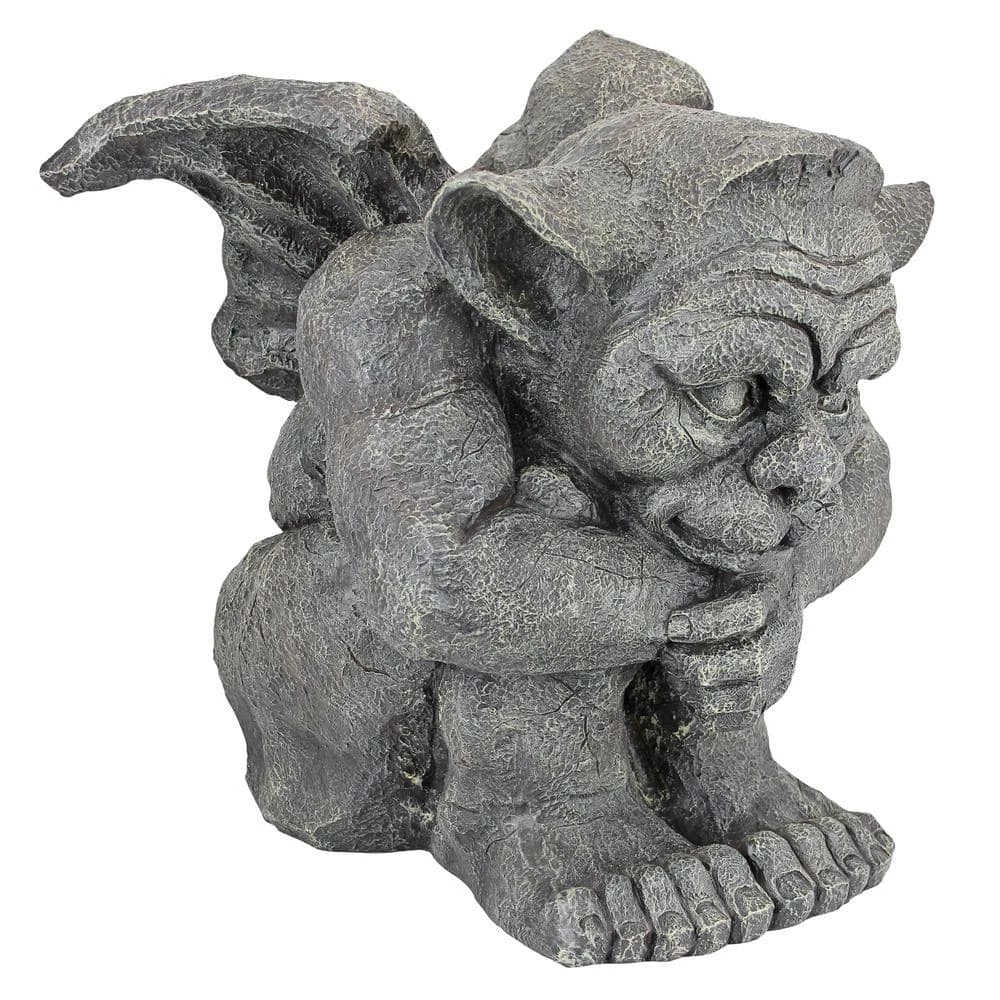 Design Toscano 17.5 in. H Emmett The Gargoyle Large Garden Statue 3 Design Toscano 17.5 in. H Emmett The Gargoyle Large Garden Statue