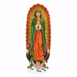 Design Toscano 33.5 in. H The Virgin of Guadalupe Religious Large Garden Statue