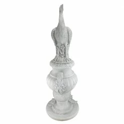 Design Toscano 34 in. H Staverden Castle Peacock on An Urn Large Garden Statue -Design Toscano Sales Store design toscano garden statues ky1876 4f 1000