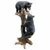 Design Toscano 36.5 in. H Climbing Cubs Black Bear Statue