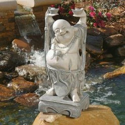 Design Toscano 25 in. H Jolly Hotei Buddha Statue -Design Toscano Sales Store design toscano garden statues ky356 4f 1000 1