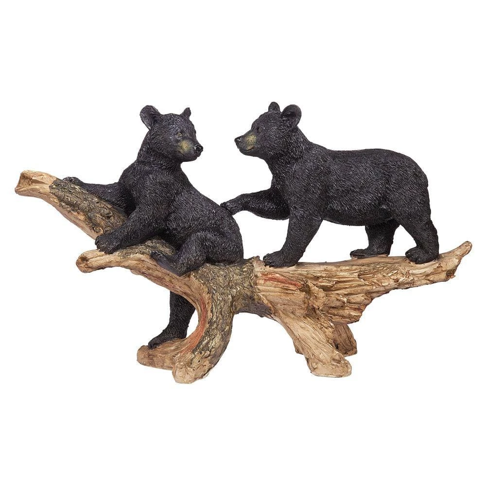 Design Toscano 18 in. H Mischievous Bear Cubs Sculpture 3 Design Toscano 18 in. H Mischievous Bear Cubs Sculpture
