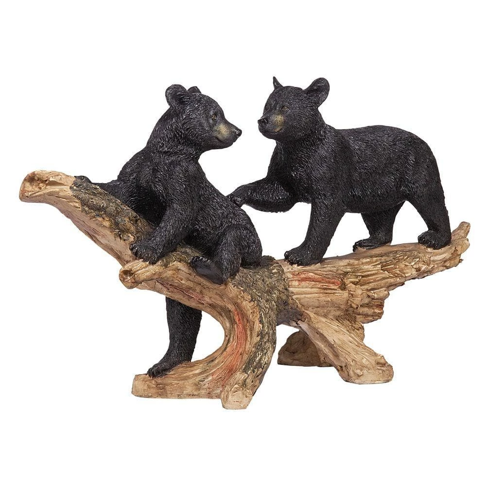 Design Toscano 18 in. H Mischievous Bear Cubs Sculpture 5 Design Toscano 18 in. H Mischievous Bear Cubs Sculpture - Image 3
