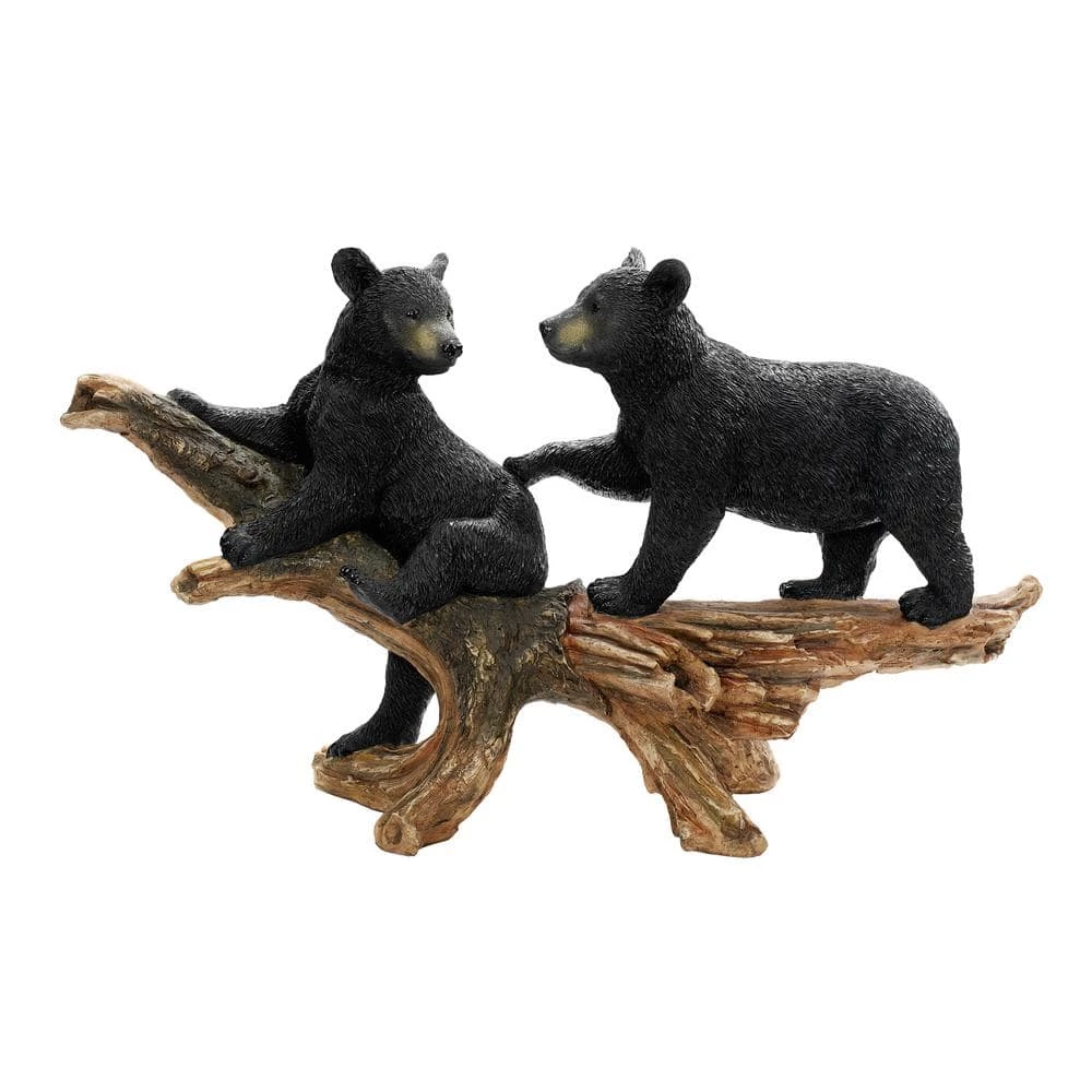Design Toscano 18 in. H Mischievous Bear Cubs Sculpture 4 Design Toscano 18 in. H Mischievous Bear Cubs Sculpture - Image 2