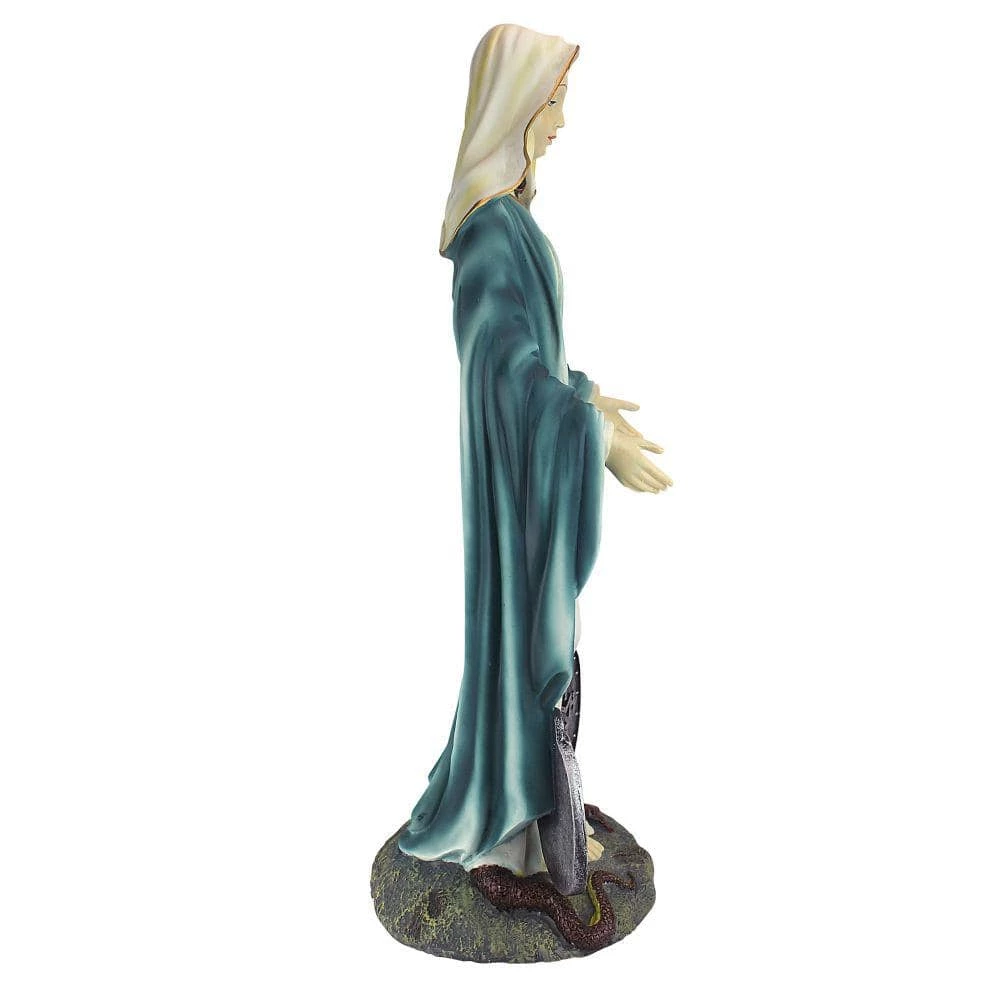 Design Toscano 23 in. H Miraculous Medal Madonna Sacred Garden Statue 7 Design Toscano 23 in. H Miraculous Medal Madonna Sacred Garden Statue - Image 5