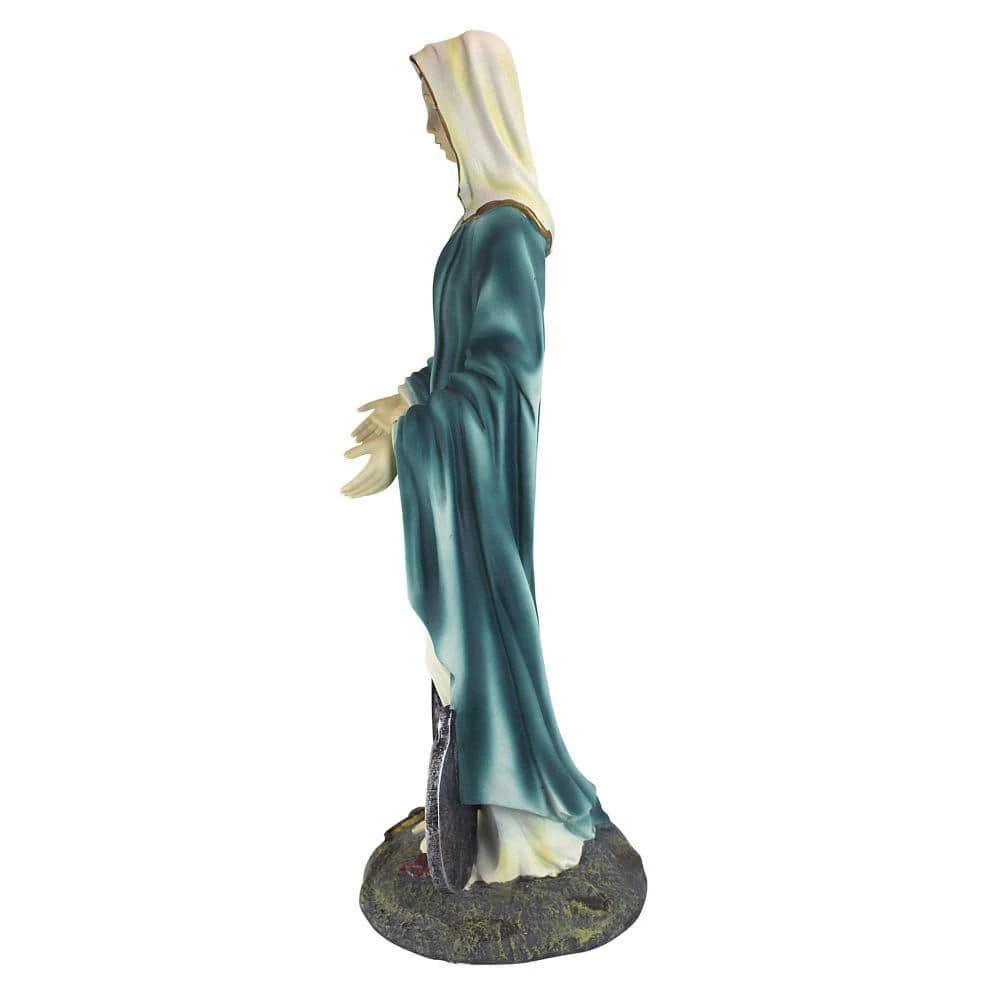 Design Toscano 23 in. H Miraculous Medal Madonna Sacred Garden Statue 5 Design Toscano 23 in. H Miraculous Medal Madonna Sacred Garden Statue - Image 3