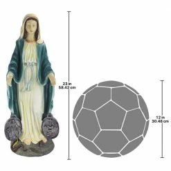 Design Toscano 23 in. H Miraculous Medal Madonna Sacred Garden Statue 15 Design Toscano 23 in. H Miraculous Medal Madonna Sacred Garden Statue -Design Toscano Sales Store design toscano garden statues ky914 76 1000