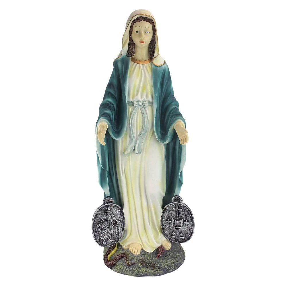 Design Toscano 23 in. H Miraculous Medal Madonna Sacred Garden Statue 4 Design Toscano 23 in. H Miraculous Medal Madonna Sacred Garden Statue - Image 2