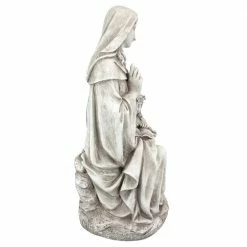 Design Toscano 23.5 in. H St. Anne with the Young Mary Mother of Jesus Statue -Design Toscano Sales Store design toscano garden statues ly714059 1f 1000
